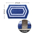 thumbnail image 2 of Extra Thick Bath Linen Rug Set Soft Plush Anti-Slip Bath Mat Water Absorbent Shaggy Polyester for Bathroom Living Room Bedroom Gray 24x36 Inches, 2 of 9