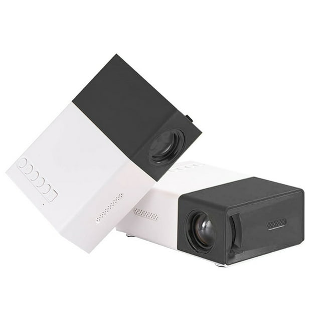 Edgergery Nouveau Projecteur LED Portable HD 1080P Cinéma Maison USB AV Mini