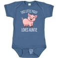 thumbnail image 3 of Inktastic This Little Piggy Loves Auntie- Cute Boys or Girls Baby Bodysuit, 3 of 5