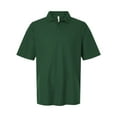 thumbnail image 4 of Harriton M105 Men's Maverick CVC Pique Polo-Dark Green-L, 4 of 6