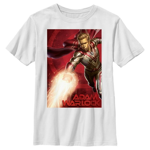 Boy's Guardians of the Galaxy Vol. 3 Adam Warlock Poster  Graphic Tee White X Small
