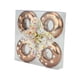 thumbnail image 4 of 4 adornos colgantes navideños de donut para celebrar Oro, 4 of 9