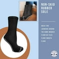 thumbnail image 6 of Yacht & Smith Loose Fit Gripper Bottom Diabetic Non-Skid Slipper Black Socks, Grippy Hospital Sock, Wholesale Bulk (120 Pairs Women Gripper Socks, One Size), 6 of 6