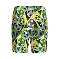 thumbnail image 5 of Fotbe Football Doodle Pajama Shorts for Men, Men's Pajama Bottoms, Sleepwear,Short Pajama Pants-Medium, 5 of 9
