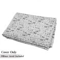 thumbnail image 5 of Urban Floor Pillow Lounger Cover, Modern Illustration of Dutch Style European Houses Buildings Busy Urban Life Sketch, Nap Mat Printed Fabric Case for 5 Pillows, 88" x 36", Black White, by Ambesonne, 5 of 5