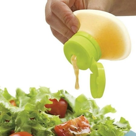 

Kokovifyves Plastic Dressing Bottle Condiment Dispenser Ketchup Mustard