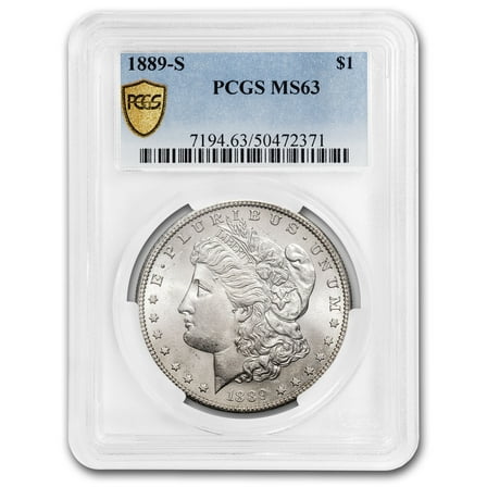 1889-S Morgan Dollar MS-63 PCGS
