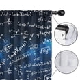thumbnail image 4 of Blackout Kids Curtains,Math Equations Algebra Formulas Blue Pattern Childrens Insulated Curtains Set Of 2,Bedroom Essentials,Toddler Room Decor 42"x54", 4 of 5