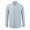 Light Gray, variant on Men's Wrinkle-Free Solid Long Sleeve Dress Shirt with Spread Collar, Classic Fit for Business