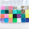 thumbnail image 3 of Jewelry Making Beads Bracelets Keychains DIY Crafting Materials Aesthetic Assortments Handmade Crafts Art Work for Beginners 15-Cell, 3 of 10