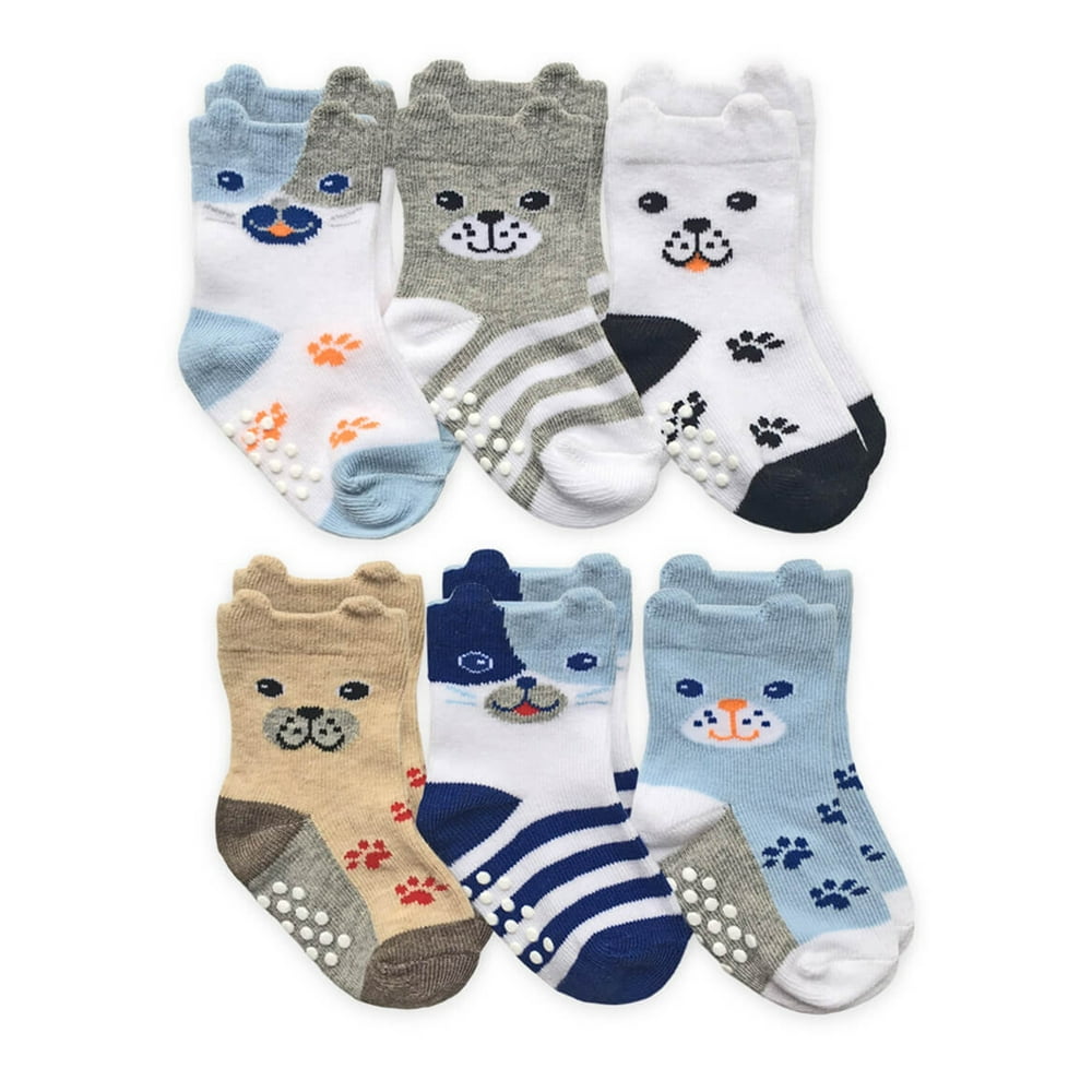 Jefferies Socks - Jefferies Socks Baby Boys Non-Skid 3D Ears Dog Socks ...