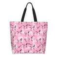 thumbnail image 3 of Fuzoiu Cartoon Poodle Dog Print Tote Bags for Women,Shoulder Bag, Gym Tote,Top Handle Ladies Shoulder Bags for Work Beach Travel and Shopping Grocery, 3 of 9