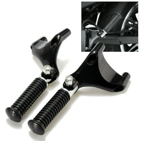 - 1 Pair Passenger Motorcycle Rear Sets Foot Pegs Footrest Mount Bracket US