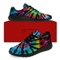 thumbnail image 3 of Uminder Womens Running Shoes Tie Dye Sneakers Black Shoes Size 7, 3 of 5