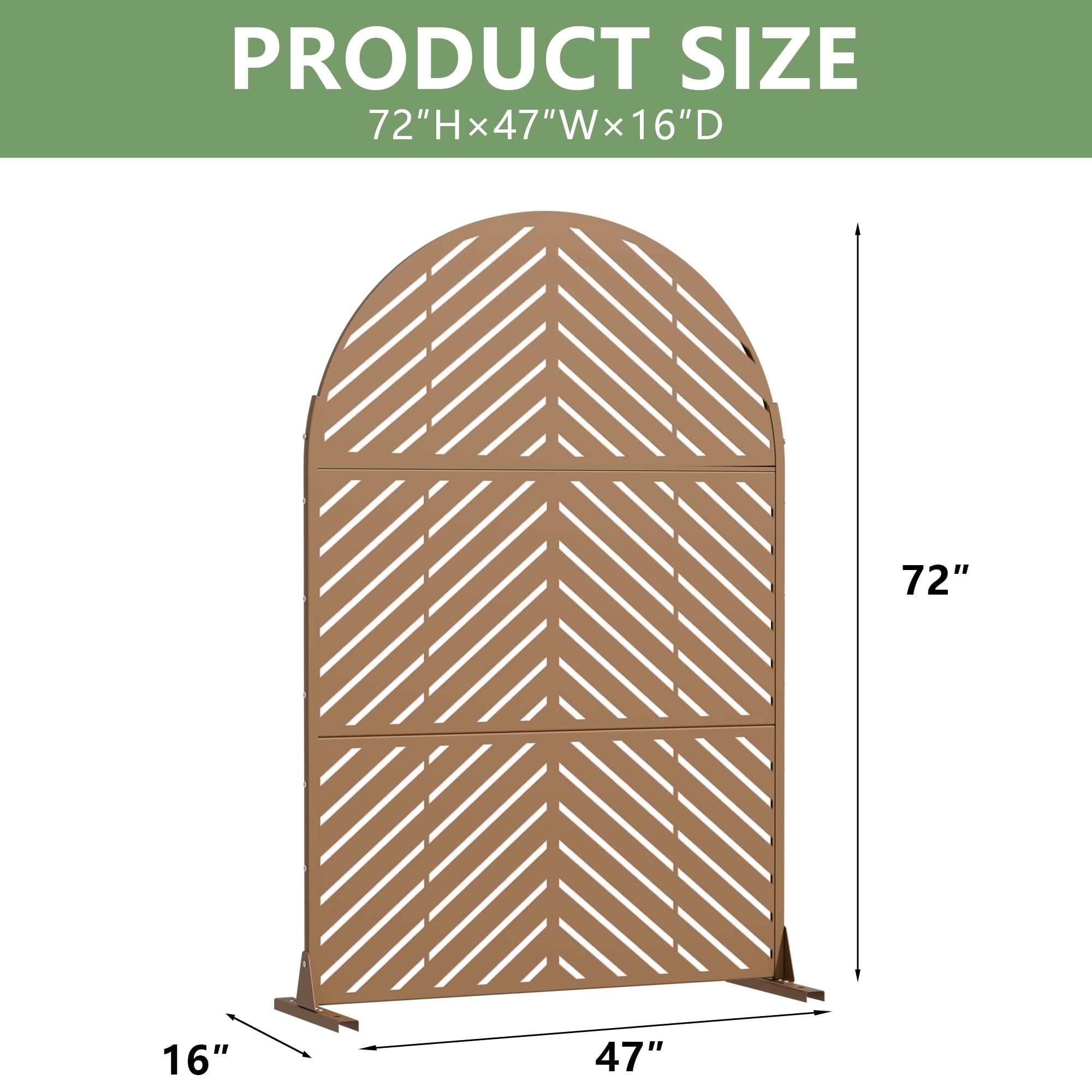 Privacy Metal Screen Fence Panel