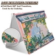 thumbnail image 2 of FORMRS A4 Clipboard Folder with Pen Holder Horizontal Foldable School Office Binder, Floral Seaside, 2 of 9