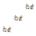 thumbnail image 4 of Pinzas navideñas Cateissary para El cabello Cuerno de Ciervo, 4 of 6