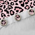 thumbnail image 4 of Homewish Romantic Pink Fashion Black Out Curtains, Glitter Sequin Print Curtains Pack of 2 (42x63 Each), Teens Kids Girls Women Bedroom Curtains, Living Room Curtains Decor, 4 of 6