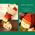 thumbnail image 4 of Christmas Stockings, Classic Large Stockings With 3D Plush Santa, Snowman, Reindeer Xmas For Fireplace, Family Holiday Christmas Decorations, Festive Stockings For Gifts, Candy, Mantle Decor, 4 of 9