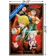thumbnail image 3 of The Seven Deadly Sins - Characters Wall Poster, 22.375" x 34", Framed, 3 of 3