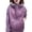 Purple, variant on Women's Puffer Jacket Lightweight Zip Up Long Sleeve Hooded Jacket Patchwork Quilted Down Coat Winter Warm Outerwear