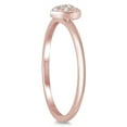 thumbnail image 2 of SZUL Women's Stackable Diamond Heart Ring in 14K Pink Gold (J-K-L Color, I2-I3 Clarity), 2 of 2