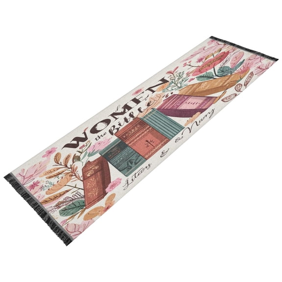 Vintage Modern Runner Rug,Non Slip Machine Washable 72"x23.5" Polyester Material Pet-Friendly Durable,Applicable to Entryway Rug Living Room Rug Bookcase