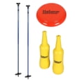 thumbnail image 1 of Bottle Blast Polish Horseshoes Set with Throwing Disc – Blue/Yellow, 1 of 9