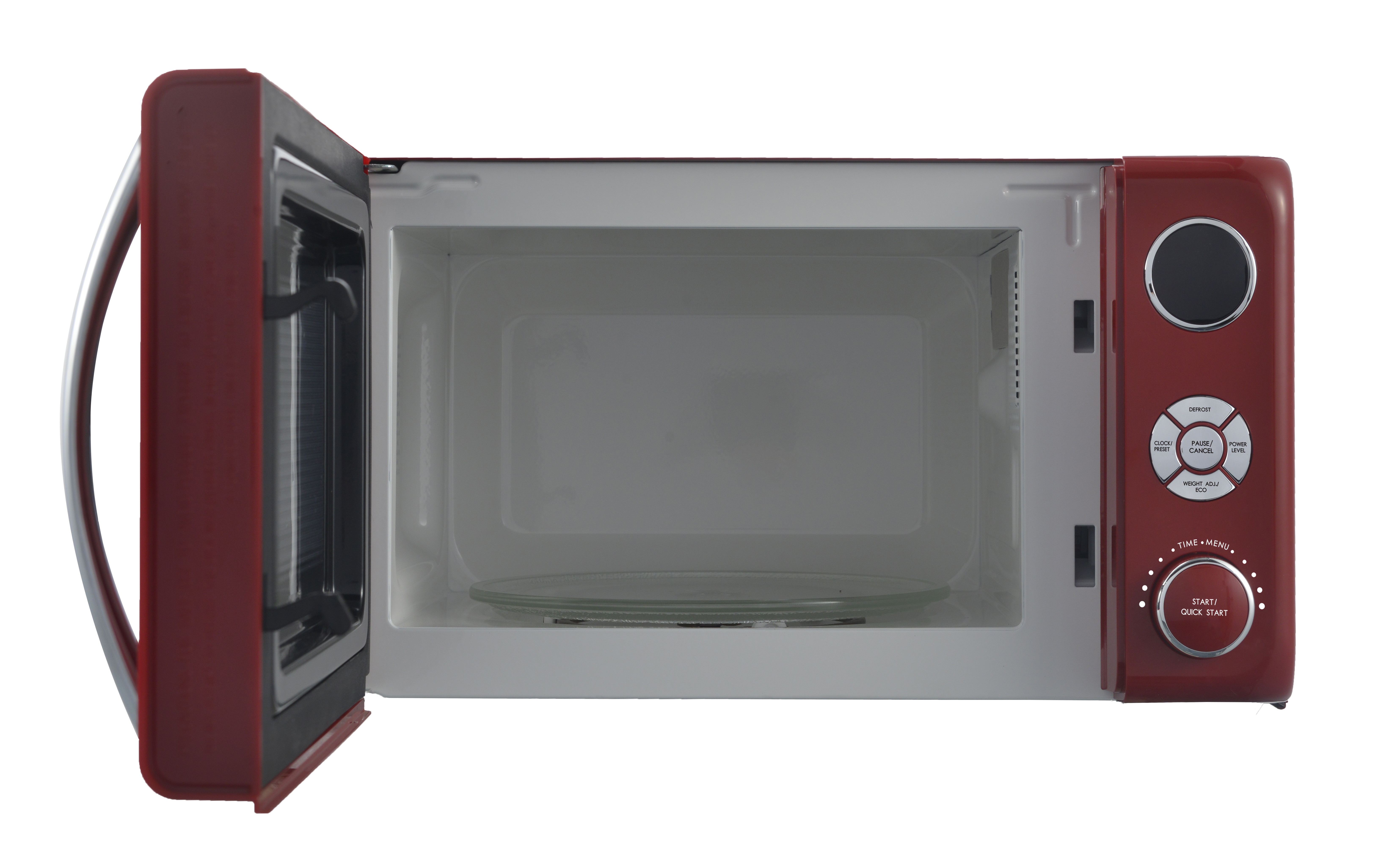 Galanz GLCMKA07RDR-07 0.7 Cu.ft Retro Countertop Microwave 700W, Red - image 2 of 4