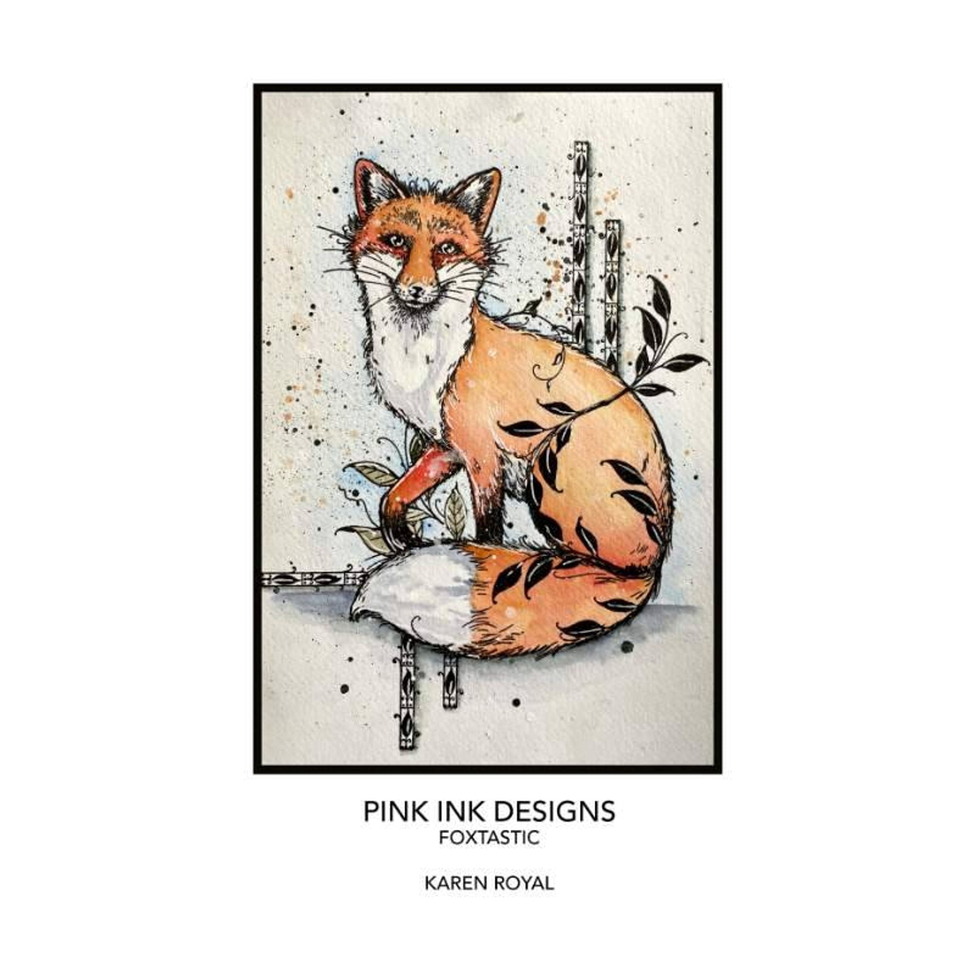 Pink Ink Designs  Foxtastic A5 Clear Stamp