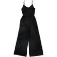 thumbnail image 2 of Sanctuary Clothing Womens No Belt Velvet Jumpsuit, Black, Small, 2 of 2