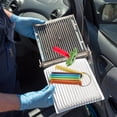 thumbnail image 4 of Shisuyan Air Conditioner Fin Comb Stainless Steel 2Pcs 6.3X3.4X0.8In, 4 of 9