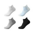 thumbnail image 2 of SGFCWSX Men Athletic Ankle Socks,Breathable Odor-resistant Running Crew Socks Multicolor Free Size, 2 of 7
