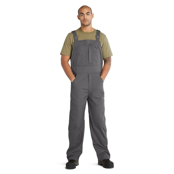 Timberland PRO Men's Morphix Athletic Flex Duck Carpenter Bib, Asphalt, XL TAL