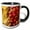 Black/White, variant on 3drose, Berna Bugh, Kangan, India. Market in a Village of Jammu and Kashmir., 15oz Mug