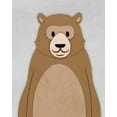 thumbnail image 2 of Prime, Marcus 12x14 White Modern Wood Framed Museum Art Print Titled - Cheery Bear, 2 of 4