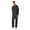 Black, variant on Mens and Big Mens Short Sleeve Deluxe Poplin Coveralls