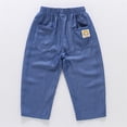 thumbnail image 6 of ZXLBBD Boys Summer Jeans Straight Leg Elastic Waist Loose Fit Denim Pants for Toddler Youth Breathable Trousers Versatile Casual Outdoor,Dark Blue,Size 3 Y-4 Y, 6 of 6