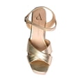 thumbnail image 5 of Sandalia de Tacón Alto 14 cm para Mujer Antonio Cavala 2907 Negro o Dorado Plataforma 4 cm dorado 25.5, 5 of 5