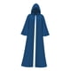 thumbnail image 1 of Capa con capucha para Halloween, capa de cosplay, disfraz de bruja de cuerpo entero, capa larga con capucha Azul S, 1 of 9