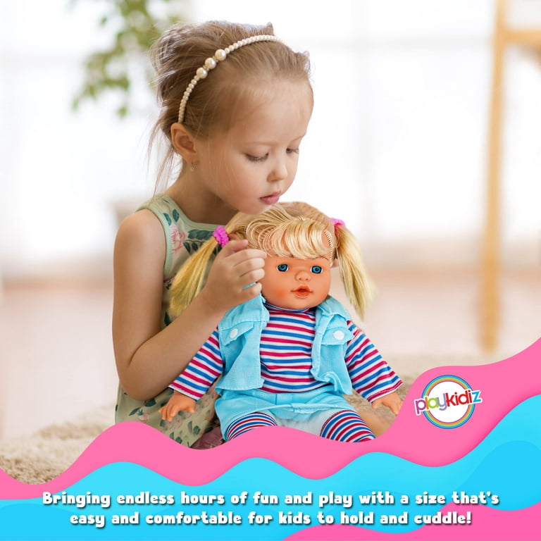How to clean this well loved baby doll? Her clothes are dirty and