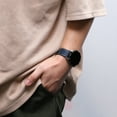 thumbnail image 6 of Unique Bargains Cowhide Watch Bands Watch Straps for Men Women 18mm Grain Cowhide Watch Strap Navy Blue, 6 of 6