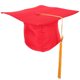 thumbnail image 1 of KAKOWELY Accesorio de disfraz de sombrero de graduación, sombrero de graduación de bricolaje, birrete de graduación de tela, 1 of 5