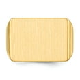 thumbnail image 4 of 14K Yellow Gold Ring Band Signet 14.5x19.5mm Open Back Men's, Size 6, 4 of 5