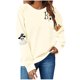 thumbnail image 2 of Heisall Womens Sweatshirts Halloween Print Long Sleeve Round Neck Loose 2025 New Arrival Fashion Casual, 2 of 4