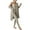 Khaki, variant on cfhntfmh Womens 3 Piece Pajama Sets Ribbed Knit Long Sleeve Cardigan with Tank Top Slim Leg Pants Outfits Loungewear Pjs Set