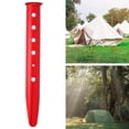thumbnail image 4 of koolsoo Aluminium Alloy Tent Nails Stakes 31cm Canopy Rope Sand Peg U-Shaped Snow Awning red, 4 of 8