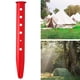 thumbnail image 4 of Clavijas para uñas de tienda, 31 cm, cuerda para toldo, clavija de arena en apariencia de U para acampar, viaje de mochilero rojo, 4 of 8