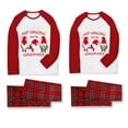 thumbnail image 6 of iHapHap Family Matching Christmas Pajamas Cotton Blend Long Sleeve Plaid PJ Set, 2-3T-Kid, 6 of 6