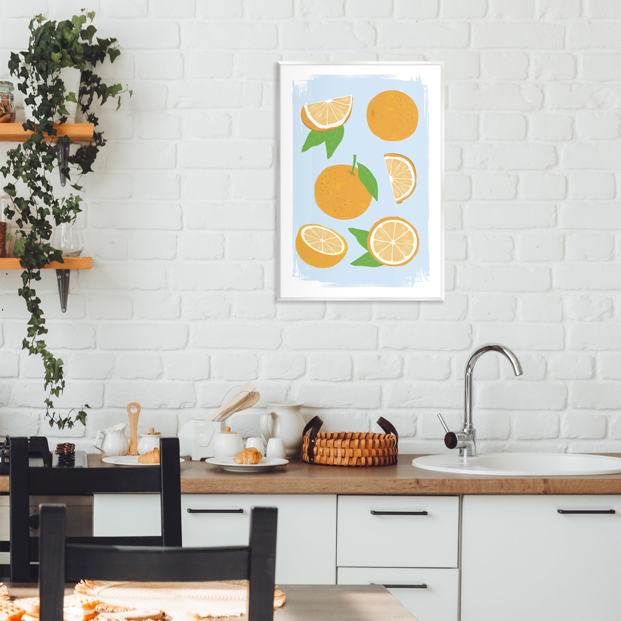 Stupell Industries Pastel Summer Oranges Wall Plaque Art, design by Martina Pavlova